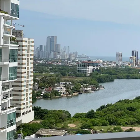 Apartment Paraiso Frente Al Mar Caribe En Cartagena. *
